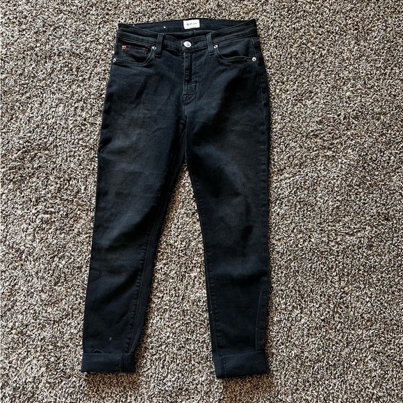 Hudson Natalie Super Skinny Jeans in Black - Picture 1 of 7